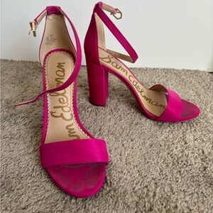 Hot pink heels